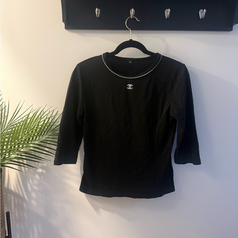 Chanel 3/4 Sleeve Uniform  Top